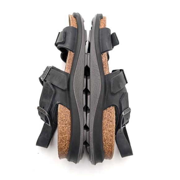 Birkenstock Sonora Sandals Oiled Leather Women's Black Size USW6/M4 EU37 - Picture 6 of 14